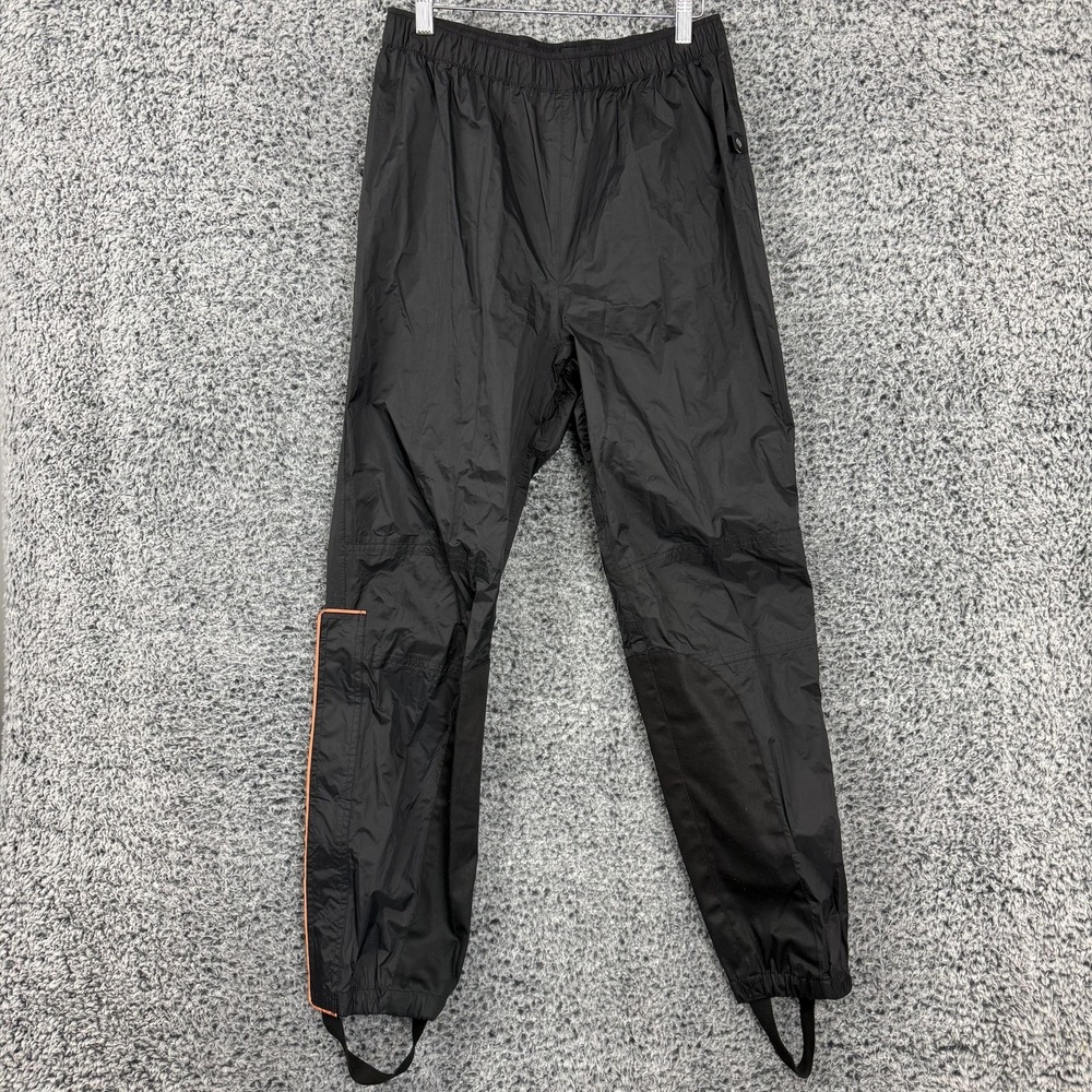 Harley Davidson Pants Mens Small Black Rain Motorcycle Overpants Gear Lined